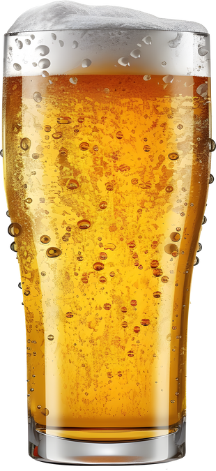 Glass of cold beer